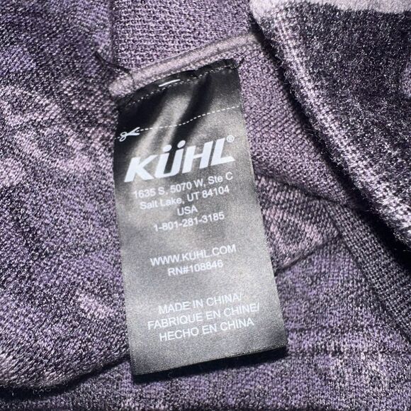 Womens KUHL Wool Polyester Sweater Skirt Plum Size XS - Picture 4 of 5